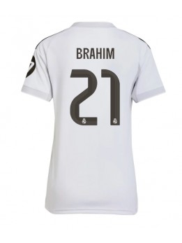 Real Madrid Brahim Diaz #21 Replika Hemmakläder Dam 2025-26 Kortärmad
